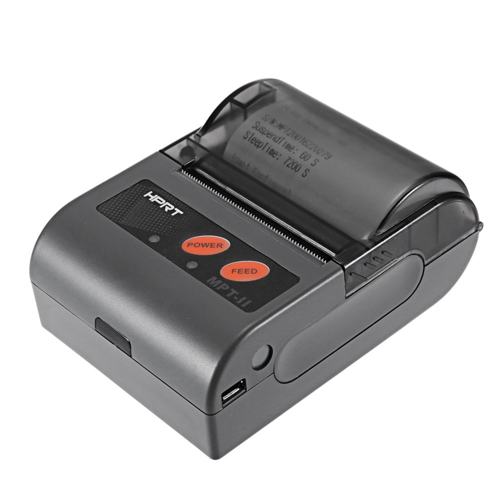 ✅Мобільний принтер чеків HPRT MPT-2 (Bluetooth+USB) — 58 мм