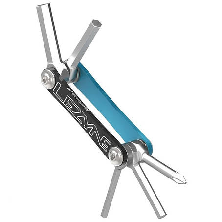 Мультитул LEZYNE V - 5 блакитний/чорний Y13, фото 1