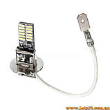 Автолампи H3 24 LED світлодіодні лампочки для авто краще за галогенові та ксенонові, фото 7