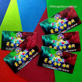 Визитка магнит. Размер 90х50 мм 2