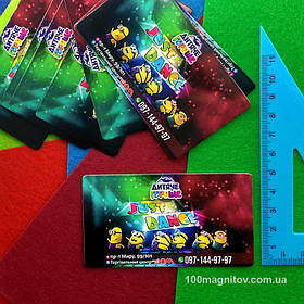 Визитка магнит. Размер 90х50 мм 6