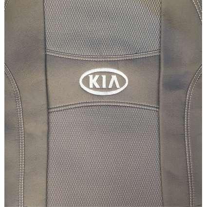 Чохли Kia Cerato TD maxi 2008- ,цілісне, задній підлокітник, 4 підголівника