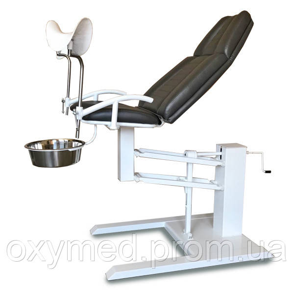 Гинекологическое кресло (механическая регулировка высоты) КС-1РМ, Кресло гинекологическое смотровое механика - фото 4 - id-p98978766