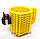 Чашка кружка лего Конструктор 350 мл в стилі lego, Подарункові чашки конструктор, фото 7