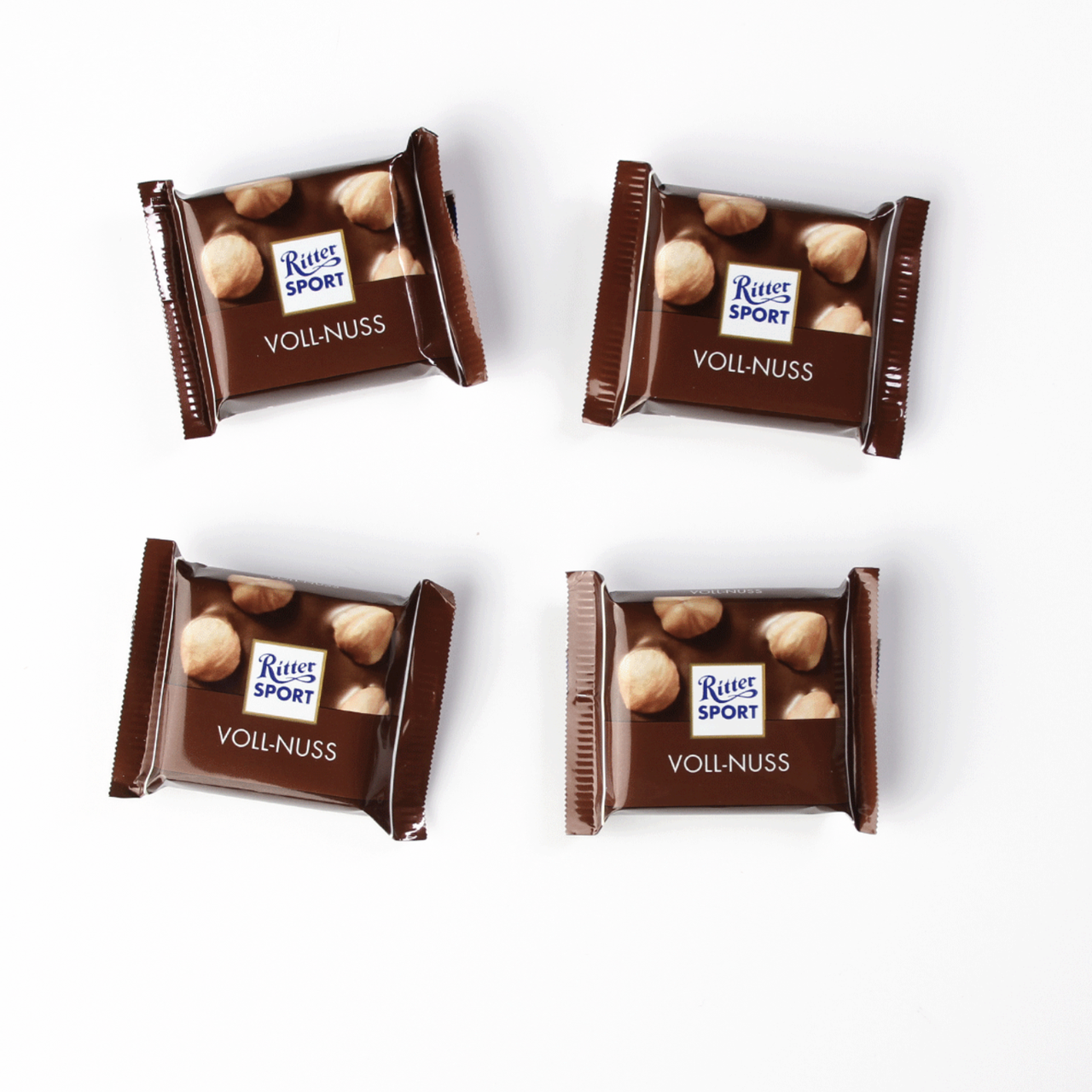 Набор шоколадных конфет Ritter Sport mini Nuss Mix с цельным орехом, 1100 грамм - фото 2 - id-p1096085525