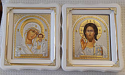 Ікони Вінчальна пара Пресвята Богородиця і Спаситель 21х24см
