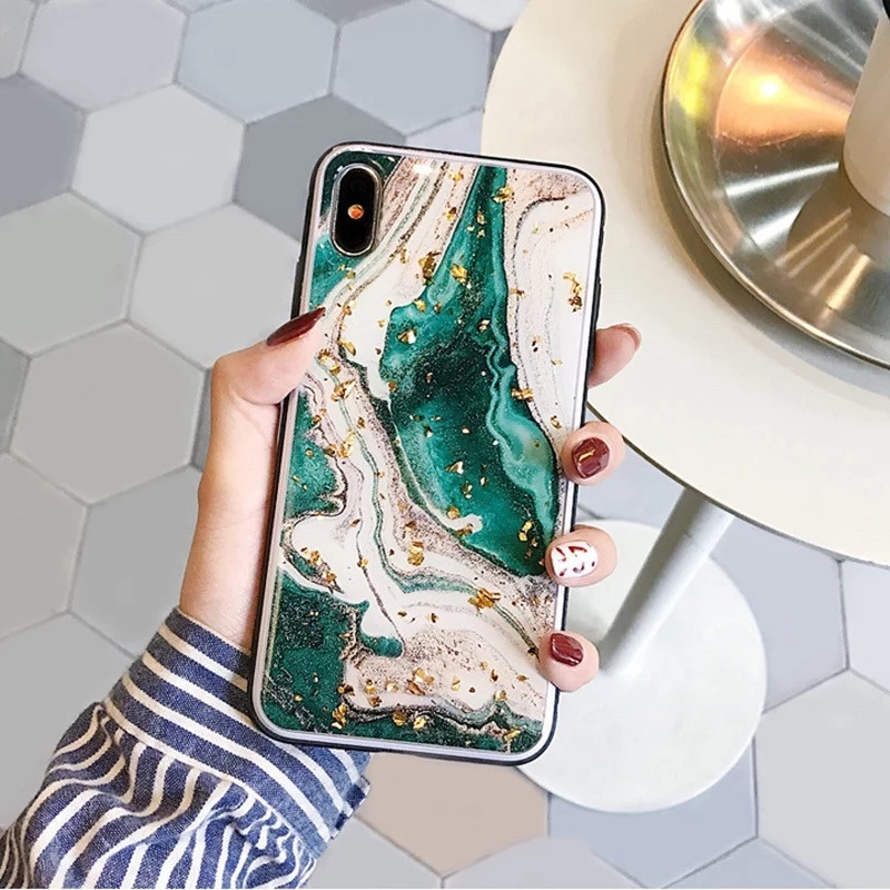 Чохол для IPhone XS Max силіконовий мармуровий