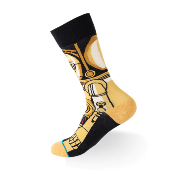 Забавные высокие носки с принтом героя Звёздных Войн C-3PO - фото 10 - id-p1096109099