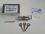 Abloy Protec2 HARD 73 мм 42Нx31 ключ/тумблер хром циліндровий механізм Київ, фото 11
