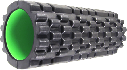 Ролер масажний Power System Fitness Foam Roller PS-4050 Black/Green