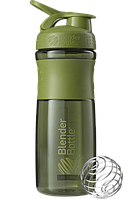 Спортивная бутылка-шейкер BlenderBottle SportMixer 820ml Moss Green (ORIGINAL)