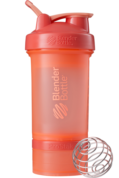 Шейкер спортивний BlenderBottle ProStak 650ml з 2-ма контейнерами Coral (ORIGINAL)