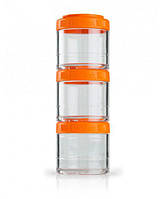 Контейнер спортивный BlenderBottle GoStak 3 Pak Orange (ORIGINAL)