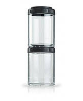 Контейнер спортивний BlenderBottle GoStak 2 Pak Black (ORIGINAL)