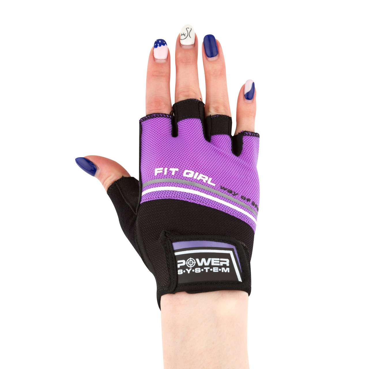 Рукавички для фітнесу і важкої атлетики Power System Fit Girl Evo PS-2920 Purple S