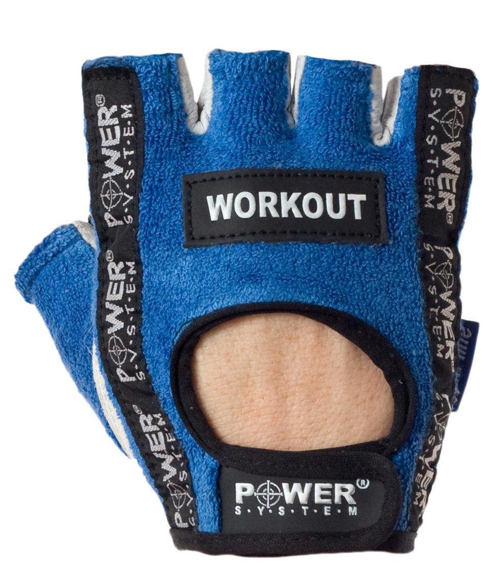 Перчатки для фитнеса и тяжелой атлетики Power System Workout PS-2200 Blue XXL - фото 2 - id-p1096110260
