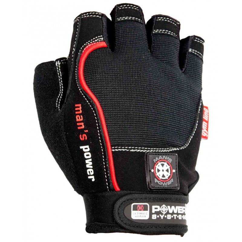 Перчатки для фитнеса и тяжелой атлетики Power System Man s Power PS-2580 S Black - фото 4 - id-p1096110714
