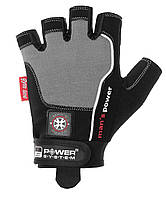 Рукавички для фітнесу і важкої атлетики Power System man's Power PS-2580 S Black/Grey