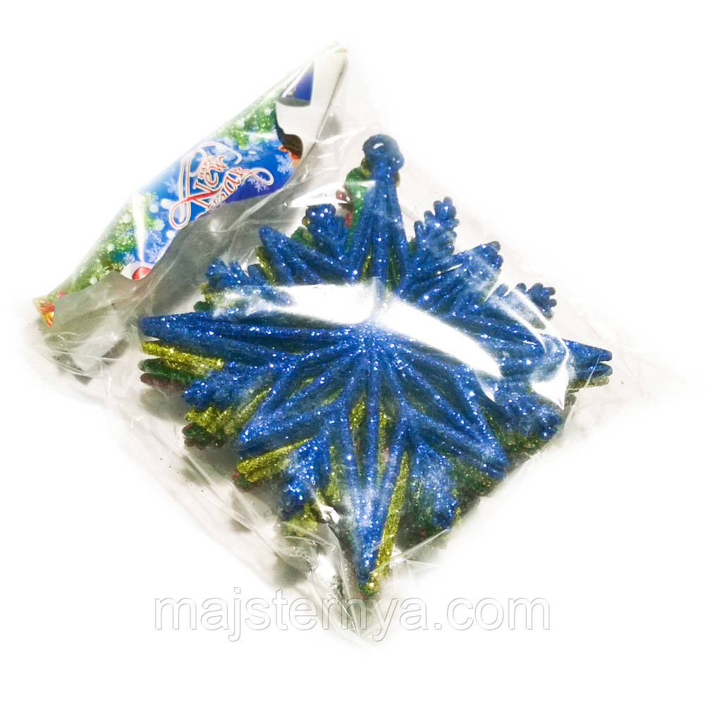 Новорічні прикраси "Зірка колос колір"