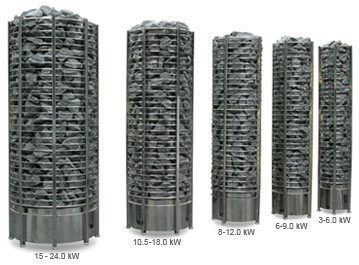 Електрична кам'янка для сауни Sawo Tower Heater (вежа) TH9-120N