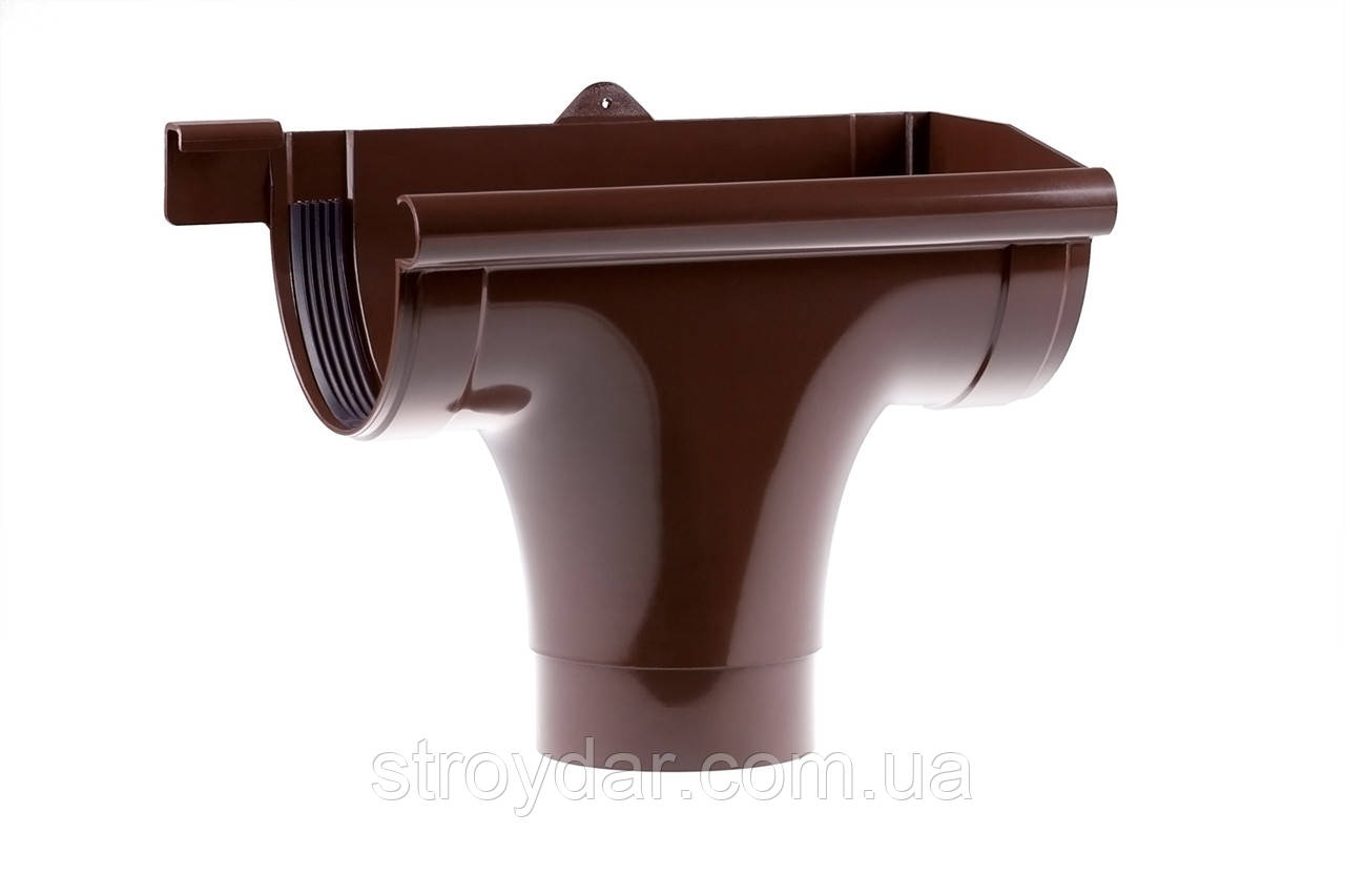 Водосточная система Profil Лейка правая Ø130 под трубу Ø100 купить в ...