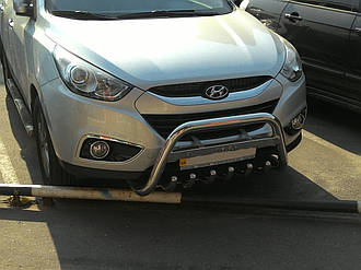 Захист переднього бампера (кенгурятник, бугель, дуга) Hyundai ix35