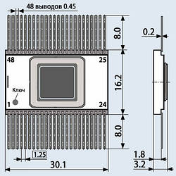 К572ПВ1Б 12-розрядний аналого-цифровий перетворювач послідовного наближення