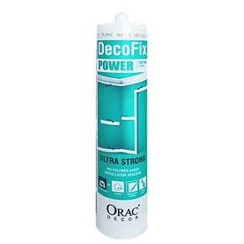 Клей монтажний вологостійкий надміцної фіксації Orac Decor DecoFix Power (290мл)