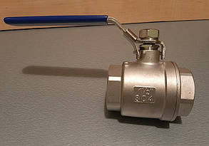 Кран нержавіючий AISI 316 ду 40 (1 1/2'')