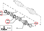 Підшипник передньої маточини R15 Fiat Ducato 230, Peugeot Boxer, Citroen Jumper (1994-2002), 71714450, 335029, фото 5