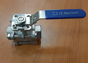 Кран кульовий нержавіючий AISI 304 ду 32 (1 1/4'')