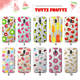 Ультратонкий прозорий чохол із малюнком для Motorola Moto E3 (80 дизайнів)