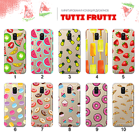 Ультратонкий прозорий чохол з малюнком для Samsung Galaxy A6 2018 A600F (80 дизайнів)