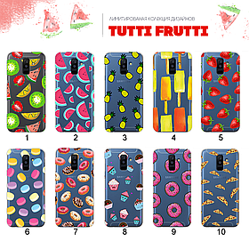 Ультратонкий прозорий чохол з малюнком для Samsung Galaxy A6 Plus 2018 A605F (80 дизайнів)