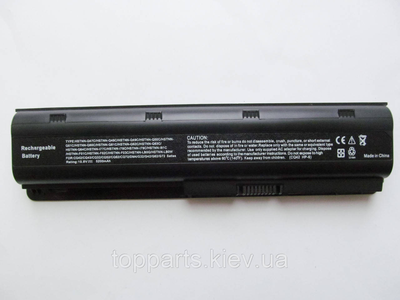 Батарея для ноутбука HP Pavilion dm4 (Presario CQ56), 5200mAh, 6cell, 10.8V, Li-ion, чорна,