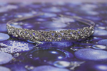 Корона для дівчинки на новорічний ранок з камінням