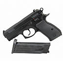 Пістолет пневматичний ASG CZ 75D Compact (4,5 mm), чорний, фото 3