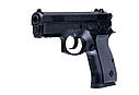 Пістолет пневматичний ASG CZ 75D Compact (4,5 mm), чорний, фото 4