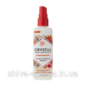 Натуральний дезодорант-спрей Кристал з екстрактом граната, 118 мл (США)