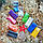Подарунковий набір полімерної глини Церніт (Бельгія) 8 шт базових кольорів +глітер+коробка, фото 4