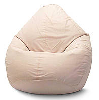 Кресло мешок груша Оксфорд Бежевый XL (80x110 см)