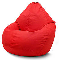 Кресло мешок груша Оксфорд Красный XXL (90x125 см)