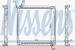 Радіатор Scania 64069A (NISSENS)
