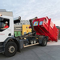 Вивезення сухих відходів компактором