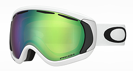 Гірськолижна маска Oakley Canopy Matte White Лінза Prizm Jade S2