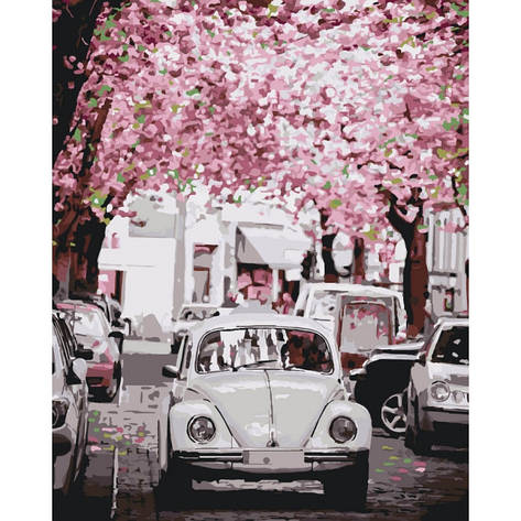 Картина за номерами Volkswagen Beetle 40*50см KHO3521 Ідейка, фото 2