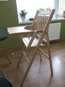 Стульчик для кормления из дерева (массив Бука)