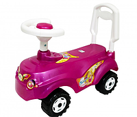 Каталка толокар для детей.Детский автомобиль толокар.Толокар автомобиль. Розовый