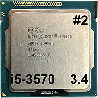 Процессор ЛОТ#2 Intel Core i5-3570 N0 SR0T7 3.4GHz 6M Cache Socket 1155 Б/У