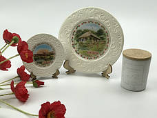 Тарілка полікерамічна Ф12см "Українська тематика"